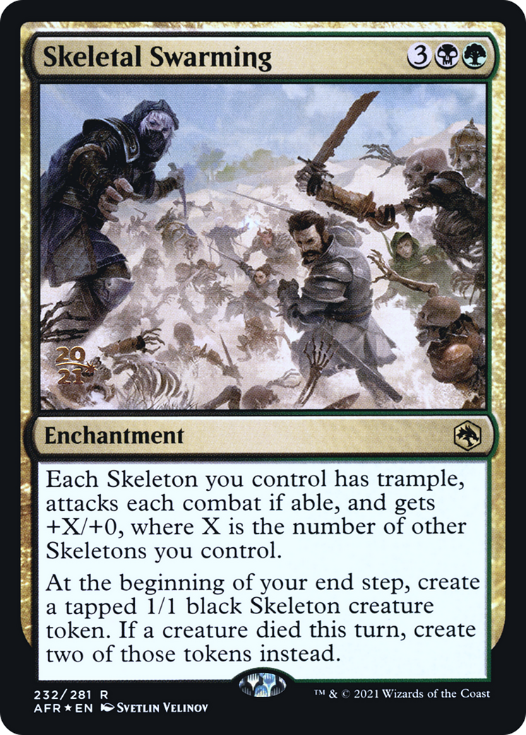 Image of Skeletal Swarming (PRE-232) - Adventures in the Forgotten Realms Promos Foil