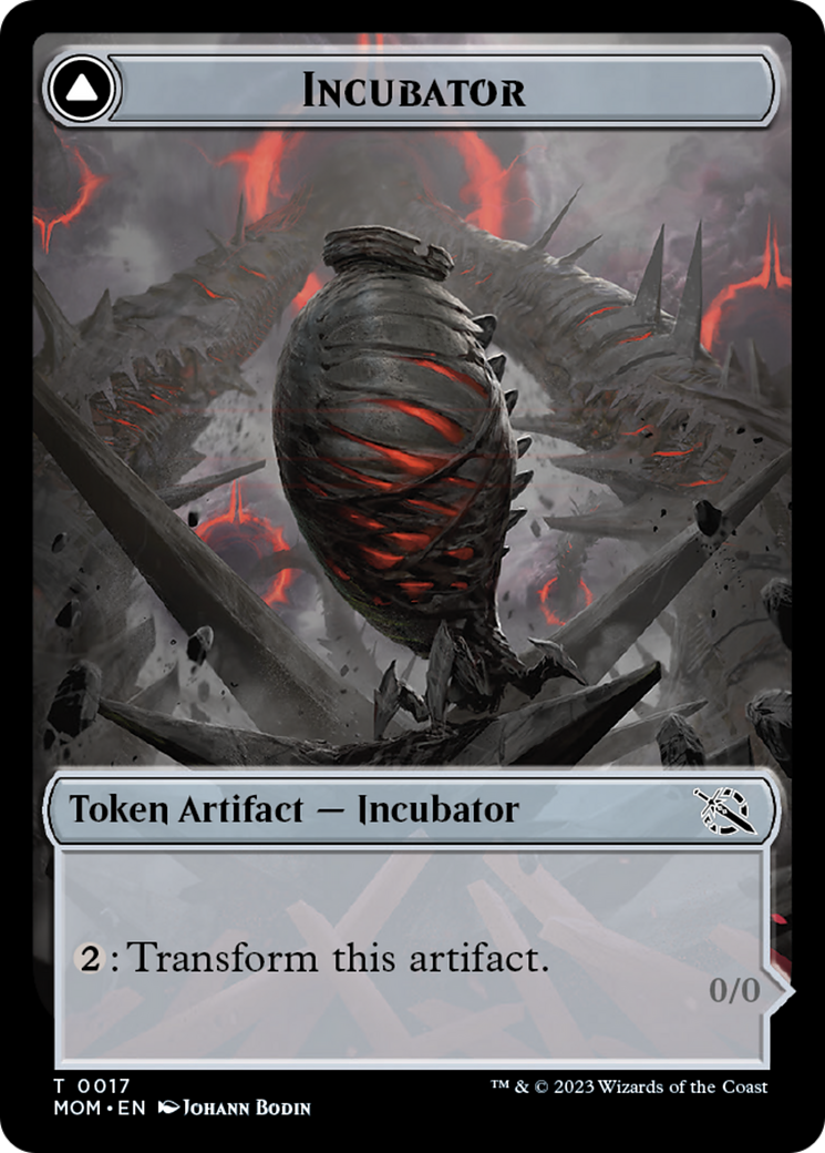 Image of Incubator // Phyrexian (TMOM-017) - March of the Machine Tokens Foil