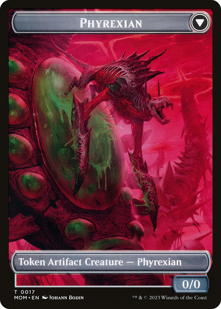 Image of Incubator // Phyrexian (TMOM-017) - March of the Machine Tokens Foil