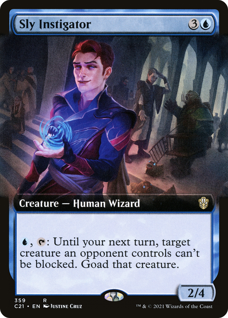 Image of Sly Instigator (Extended Art) (C21-359) - Commander 2021: (Extended Art)