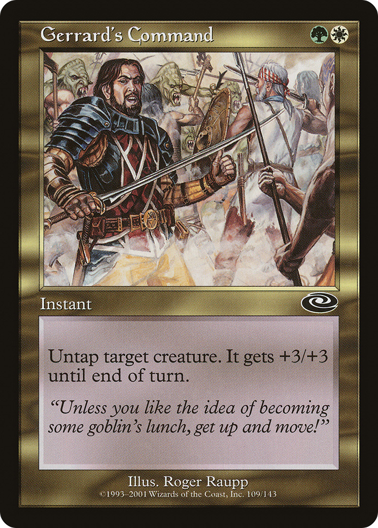 Image of Gerrard's Command (PLS-109) - Planeshift Foil