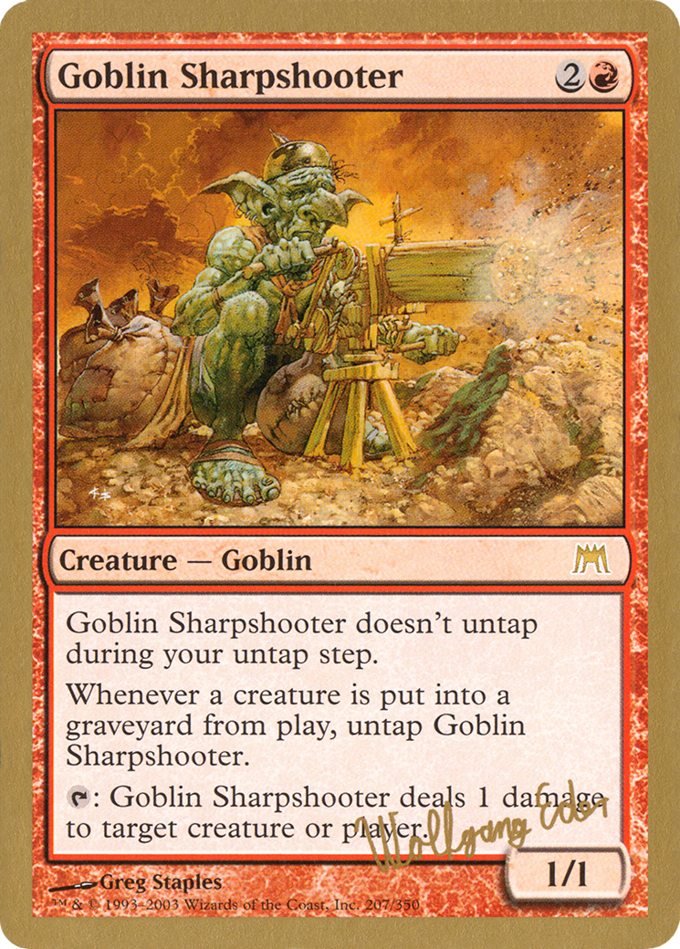 Image of Goblin Sharpshooter - 2003 Wolfgang Eder (ONS) (WCD-) - World Championship Decks 2003