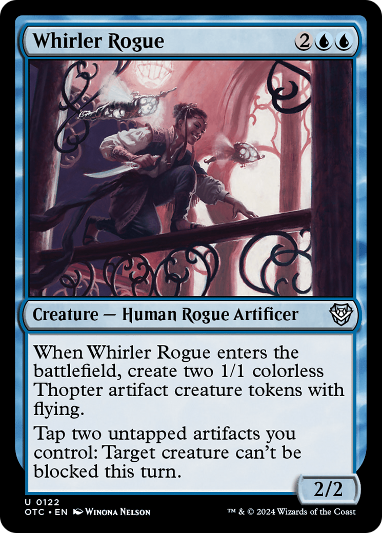Image of Whirler Rogue (OTC-122) - Outlaws of Thunder Junction Commander