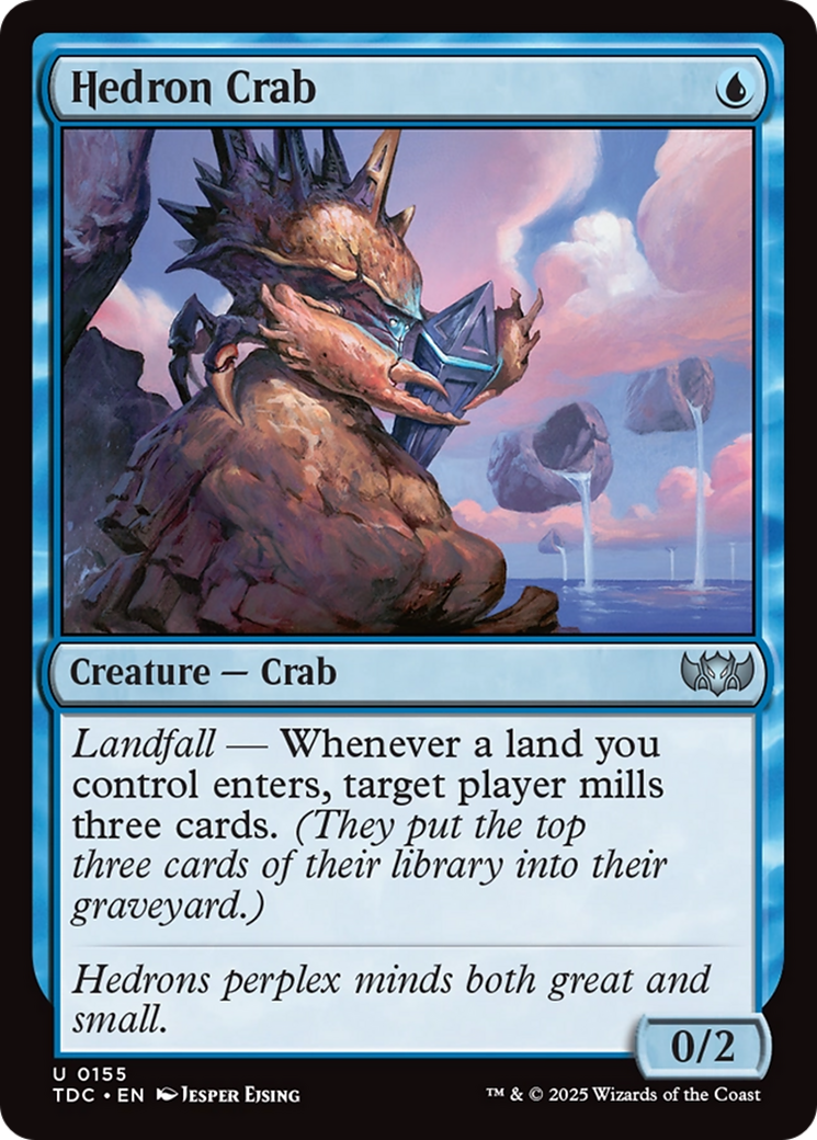 Image of Hedron Crab (TDC-155) - Commander: Tarkir: Dragonstorm