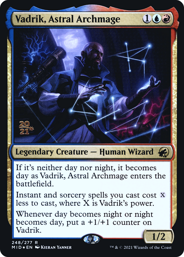 Image of Vadrik, Astral Archmage (PRE-248) - Innistrad: Midnight Hunt Promos Foil