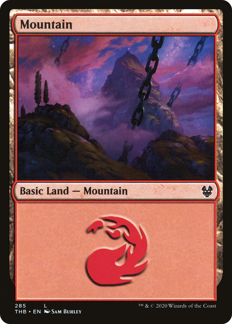 Image of Mountain (285) (THB-285) - Theros Beyond Death Foil