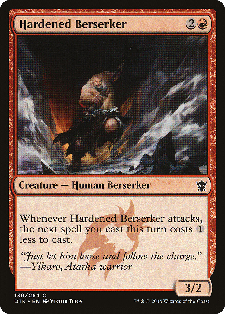 Image of Hardened Berserker (DTK-139) - Dragons of Tarkir