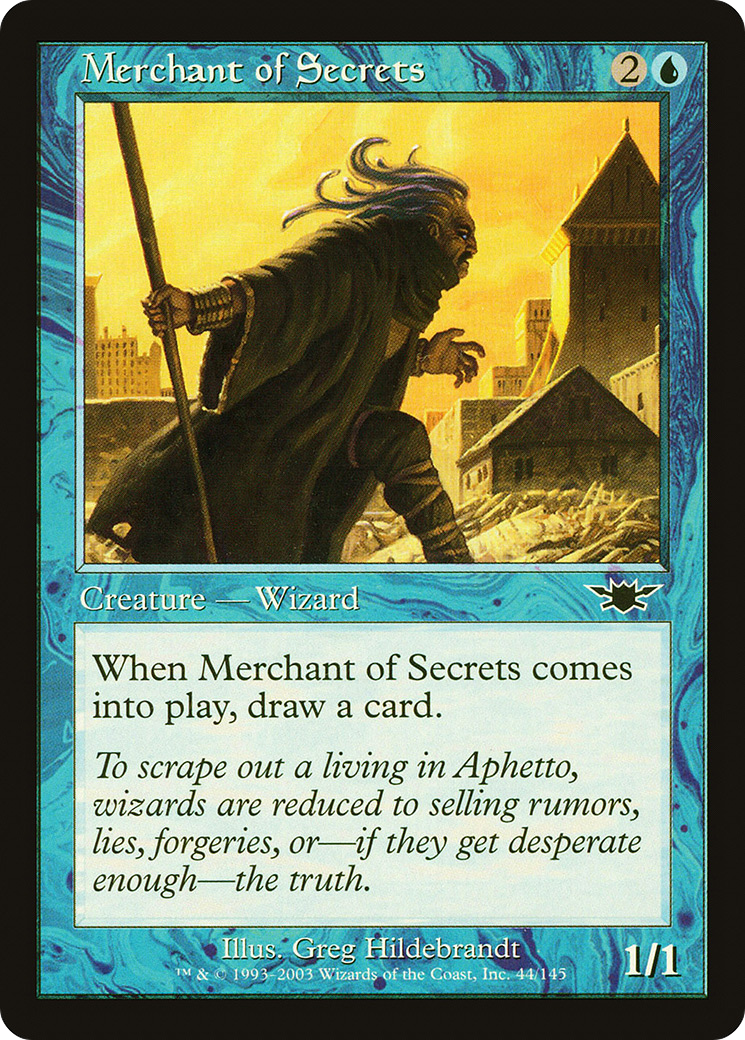 Image of Merchant of Secrets (LGN-044) - Legions Foil
