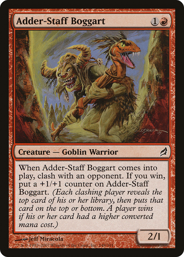 Image of Adder-Staff Boggart (LRW-148) - Lorwyn