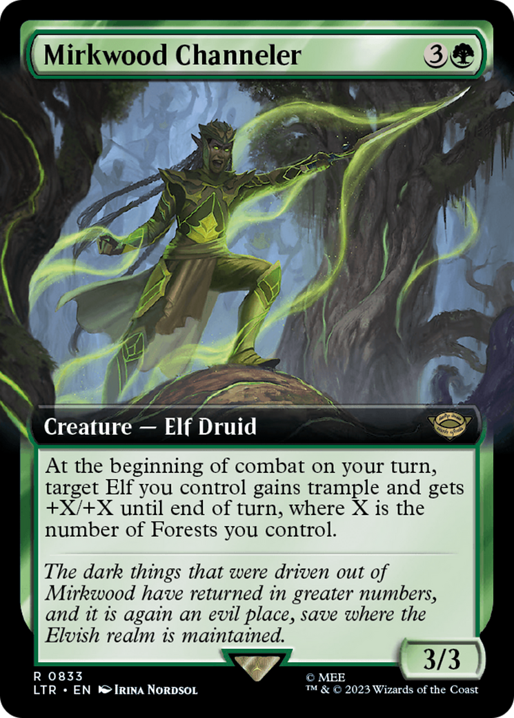 Image of Mirkwood Channeler (Extended Art) (LTR-833) - The Lord of the Rings: Tales of Middle-earth: (Extended Art)