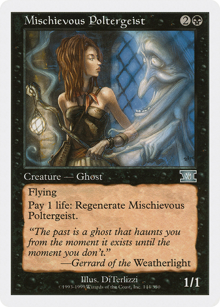 Image of Mischievous Poltergeist (6ED-144) - Classic Sixth Edition