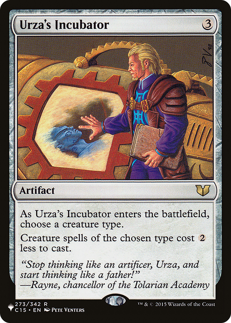 Image of Urza's Incubator (LIST-C15-273) - The List