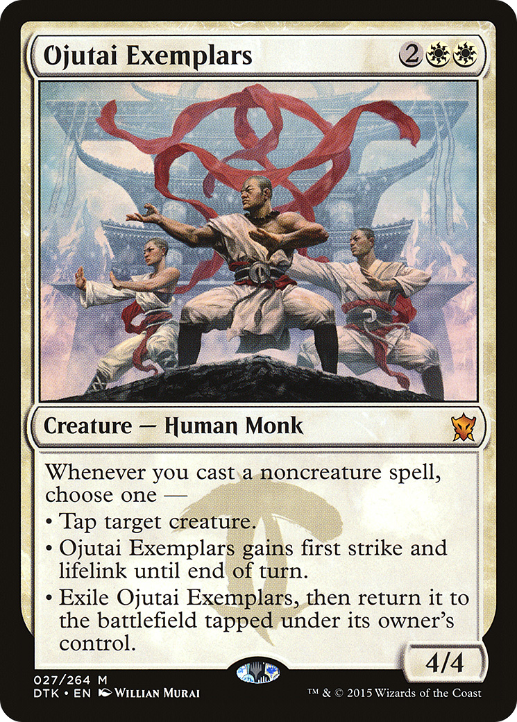 Image of Ojutai Exemplars (DTK-027) - Dragons of Tarkir