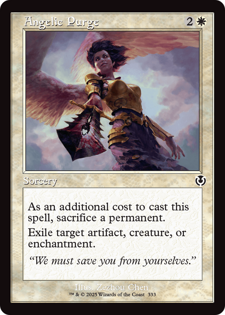 Image of Angelic Purge (Retro Frame) (INR-333) - Innistrad Remastered Foil