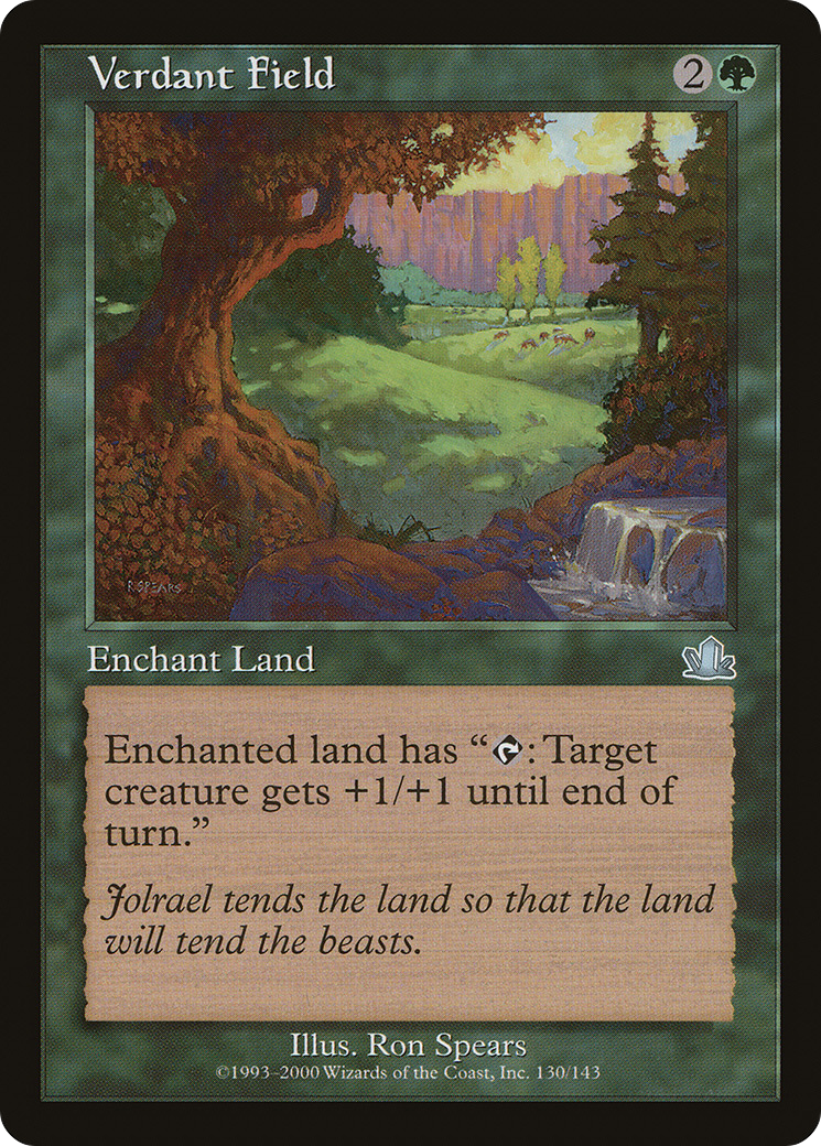 Image of Verdant Field (PCY-130) - Prophecy Foil