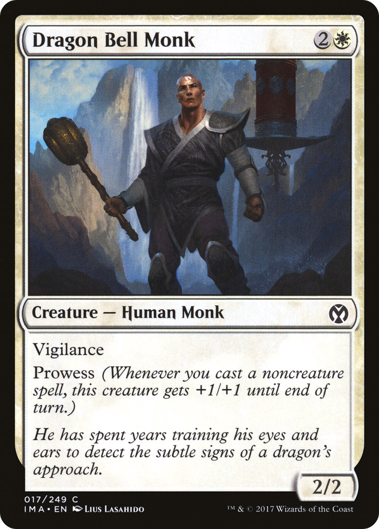 Image of Dragon Bell Monk (IMA-017) - Iconic Masters Foil