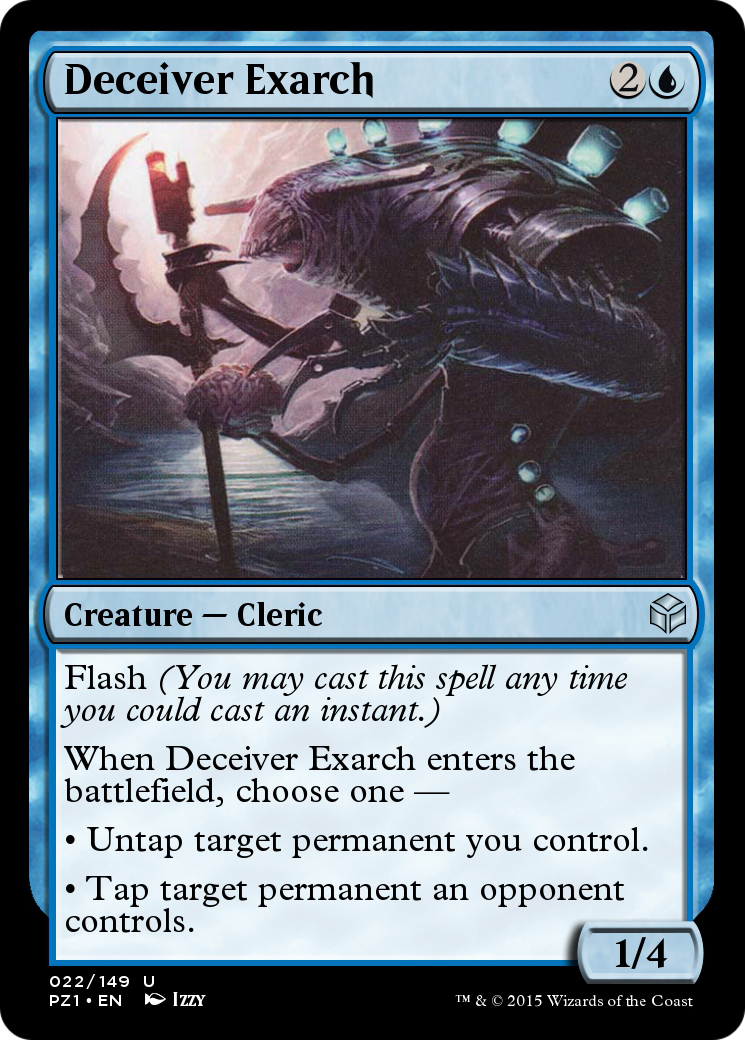 Image of Deceiver Exarch (PZ1-022) - Legendary Cube Prize Pack Foil