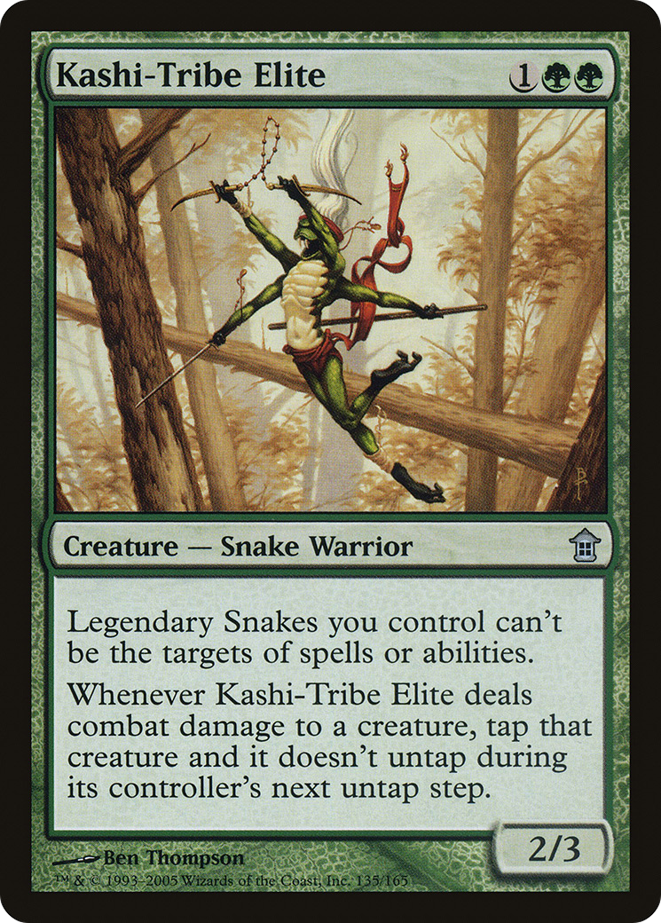Image of Kashi-Tribe Elite (SOK-135) - Saviors of Kamigawa Foil
