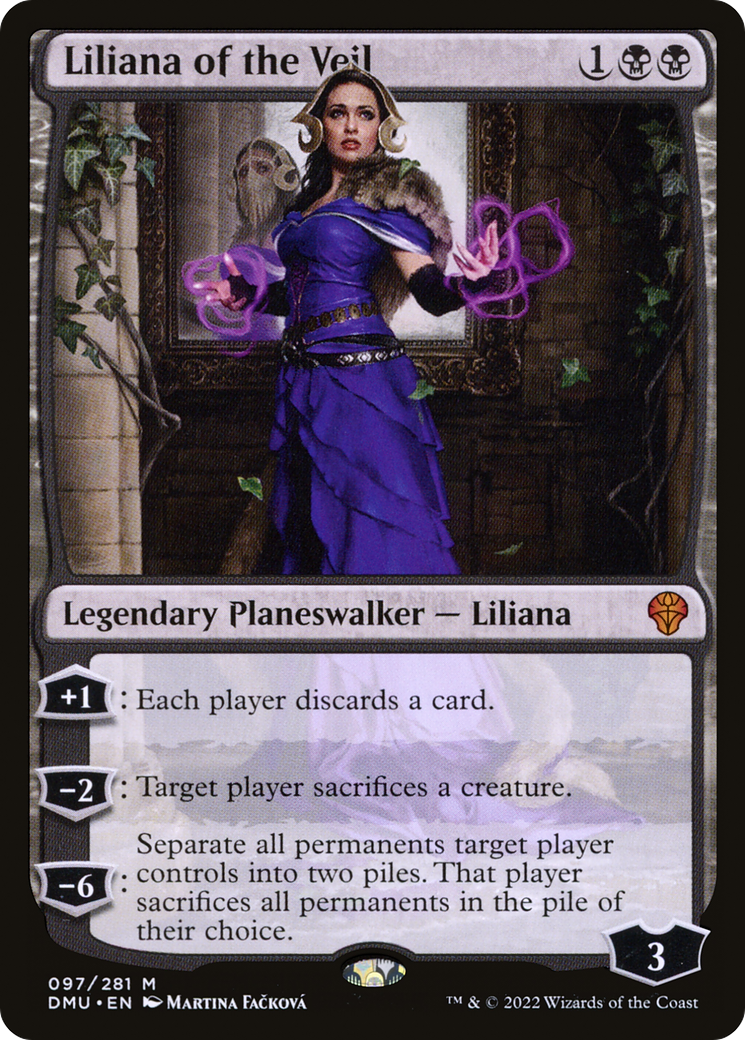 Image of Liliana of the Veil (DMU-097) - Dominaria United Foil