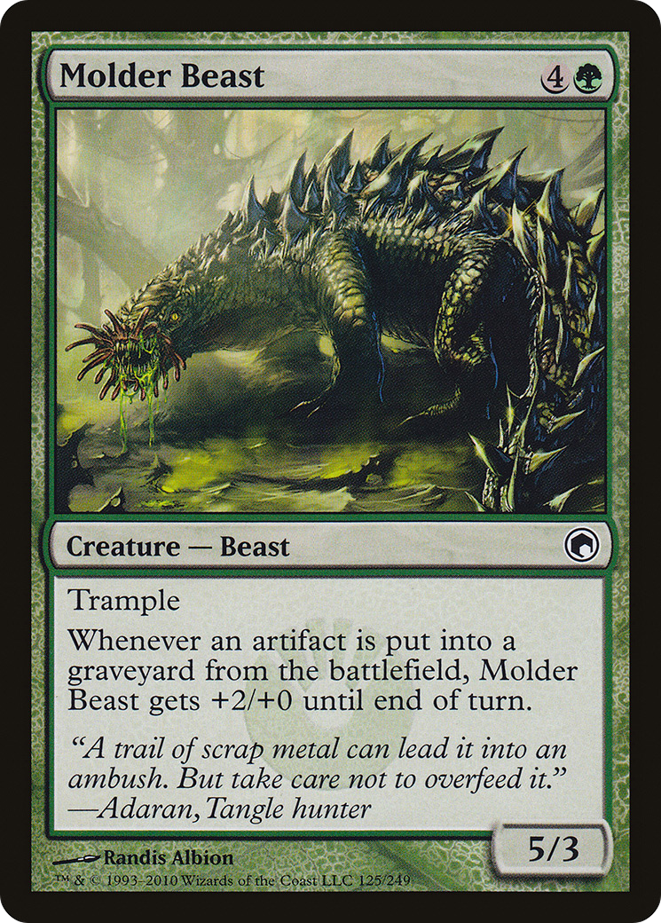 Image of Molder Beast (SOM-125) - Scars of Mirrodin