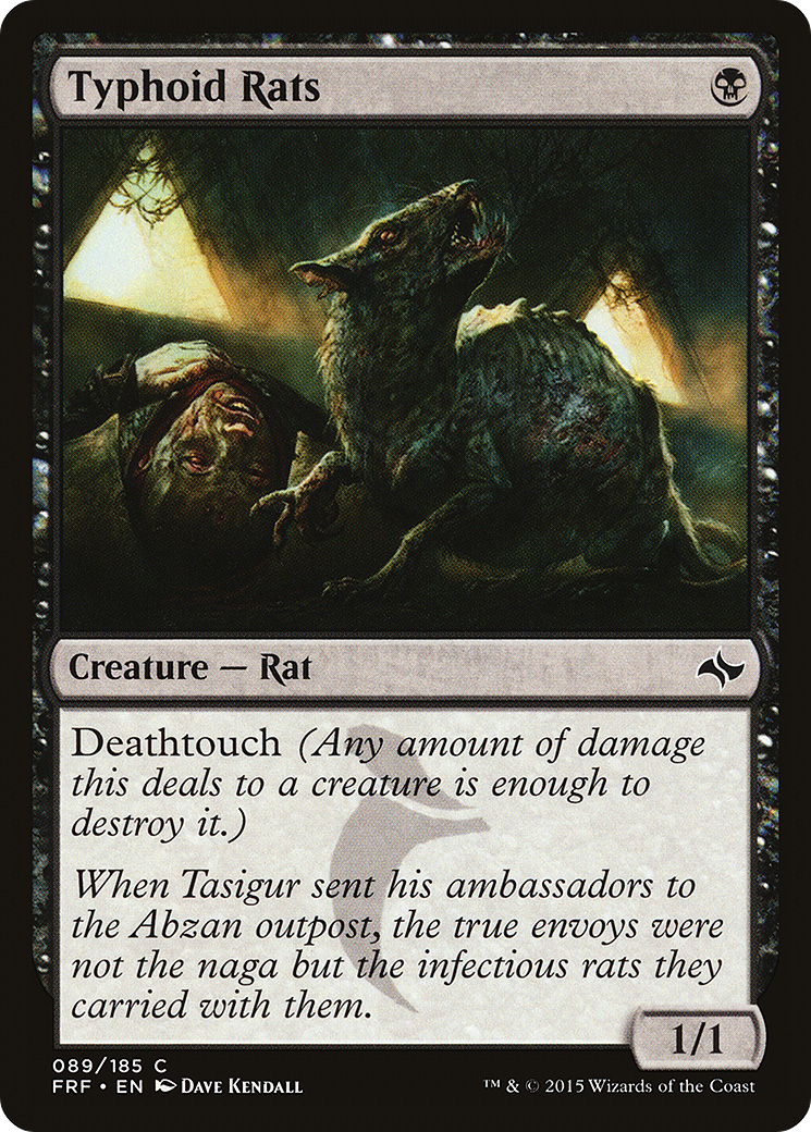 Image of Typhoid Rats (FRF-089) - Fate Reforged