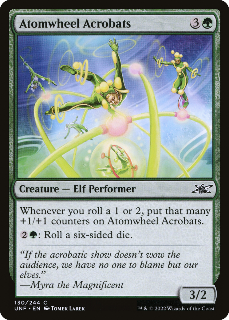 Image of Atomwheel Acrobats (UNF-130) - Unfinity Foil