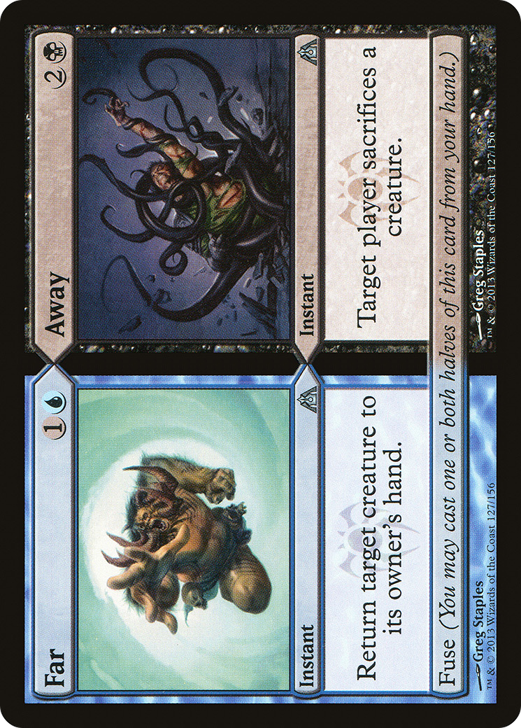 Image of Far // Away (DGM-127) - Dragon's Maze Foil