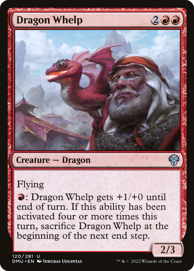Image of Dragon Whelp (DMU-120) - Dominaria United Foil