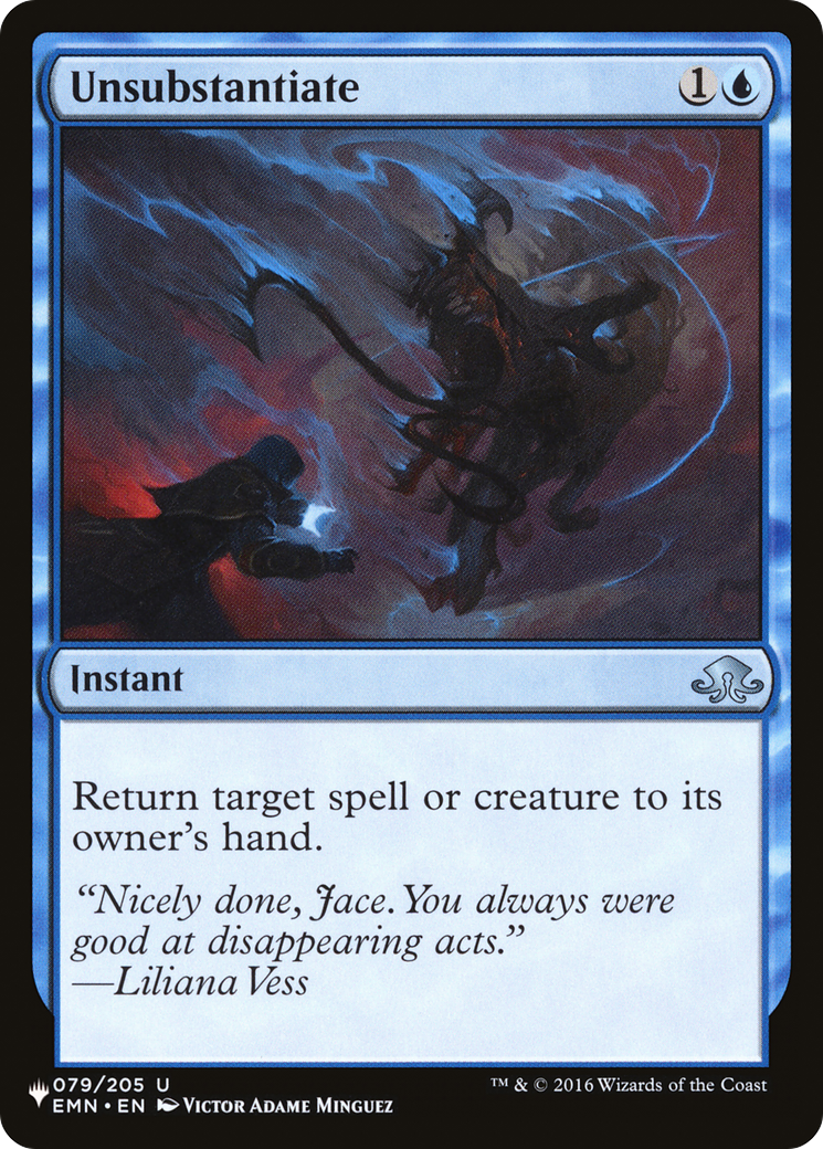 Image of Unsubstantiate (LIST-EMN-79) - The List