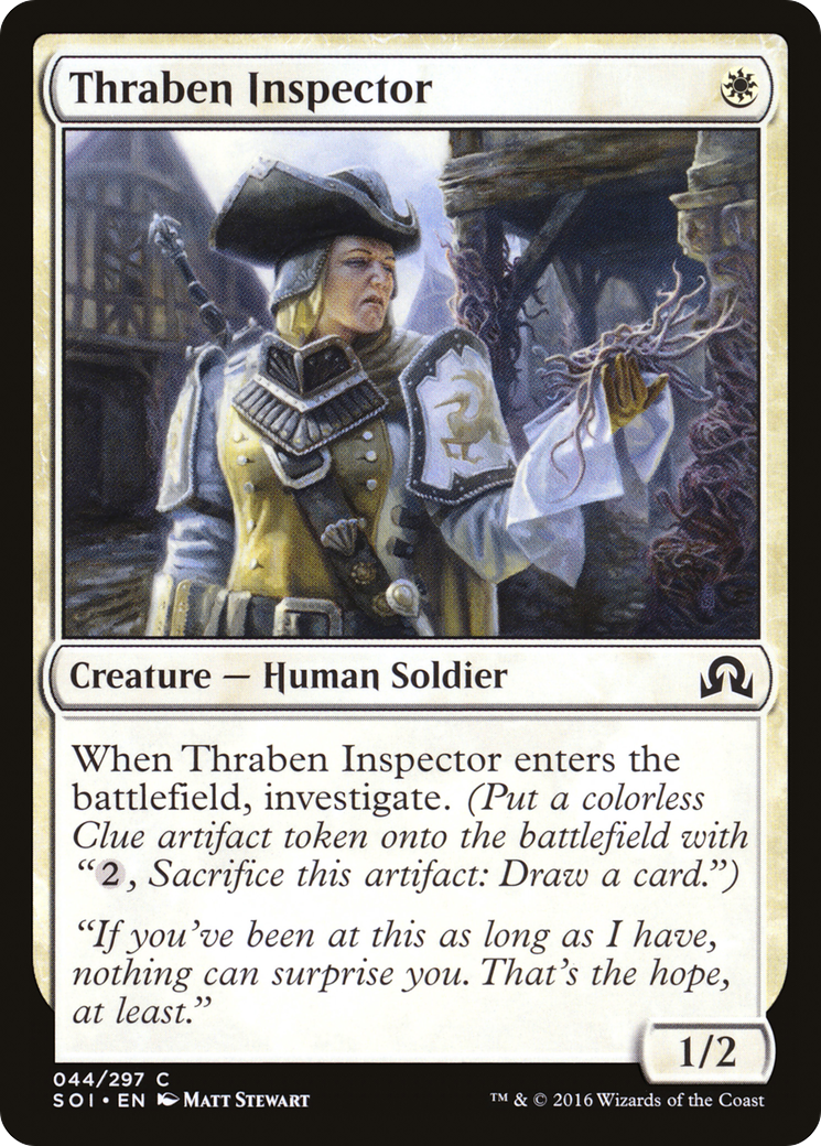 Image of Thraben Inspector (SOI-044) - Shadows over Innistrad