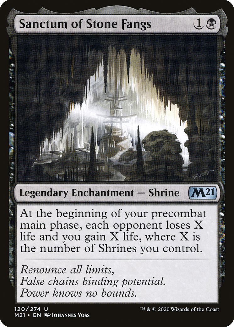 Image of Sanctum of Stone Fangs (M21-120) - Core Set 2021