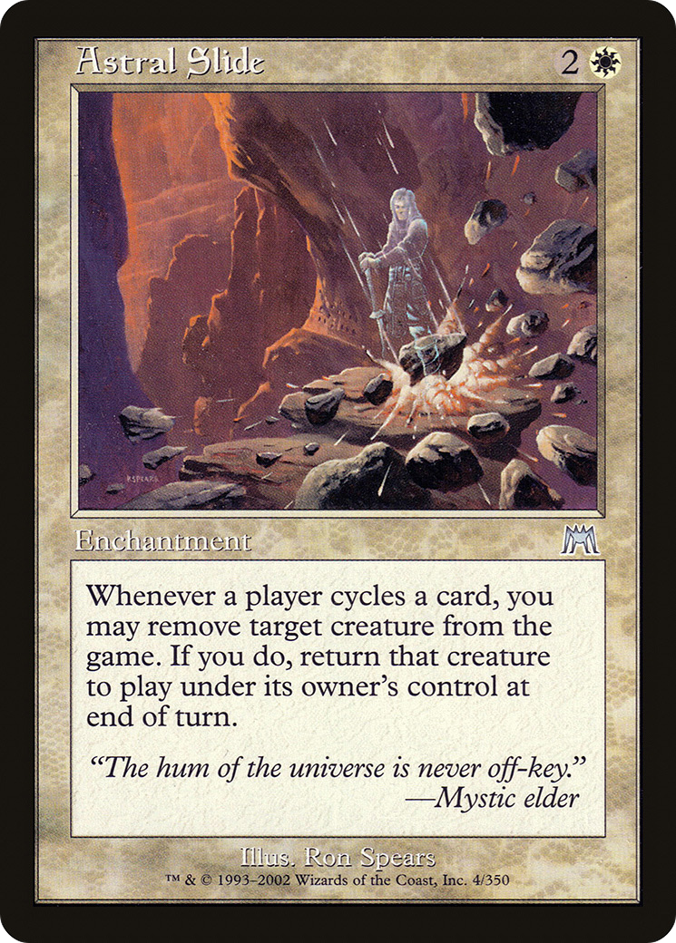 Image of Astral Slide (ONS-004) - Onslaught Foil