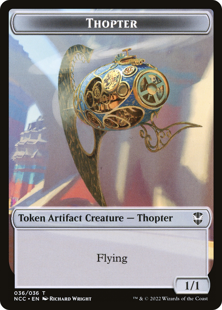 Image of Thopter (TNCC-036) - New Capenna Commander Tokens Foil