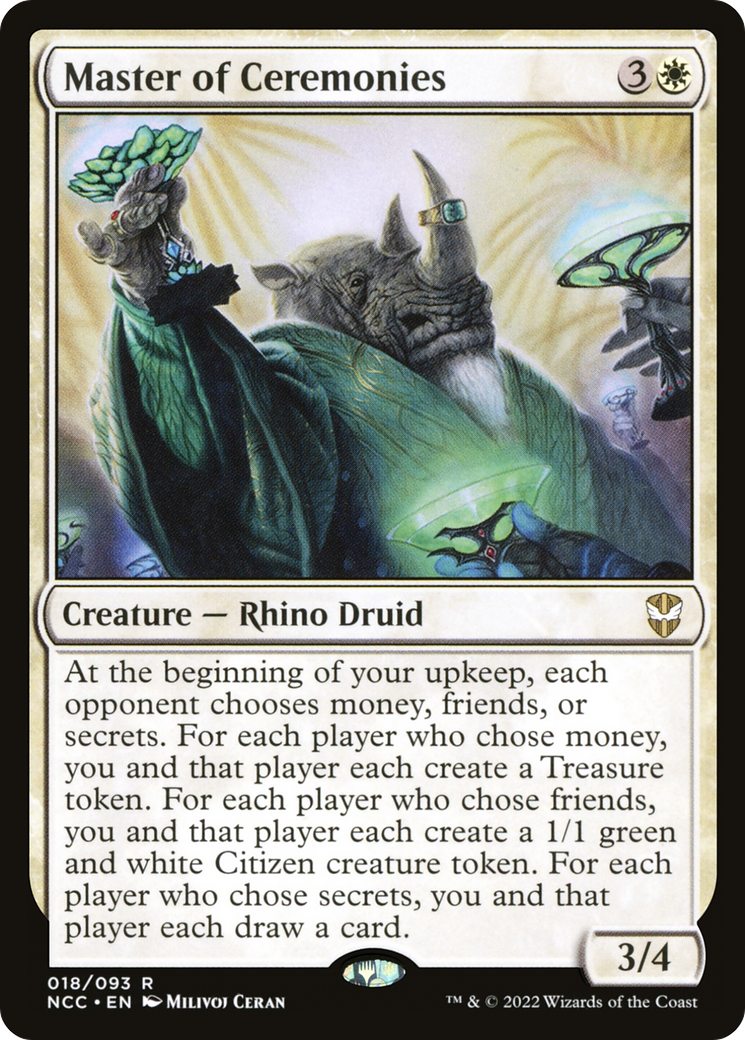 Image of Master of Ceremonies (NCC-018) - New Capenna Commander