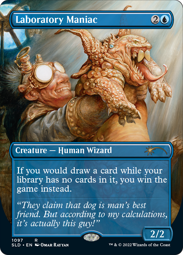 Image of Laboratory Maniac (Borderless) (SLD-1097) - Secret Lair Drop (Borderless)