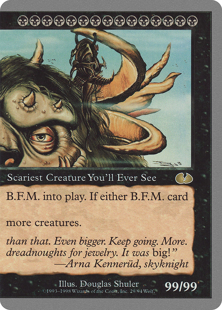 Image of B.F.M. (Big Furry Monster) (29) (UGL-029) - Unglued