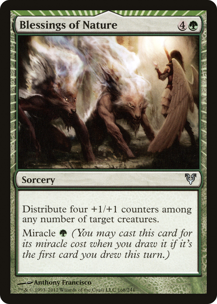 Image of Blessings of Nature (AVR-168) - Avacyn Restored: (miracle)