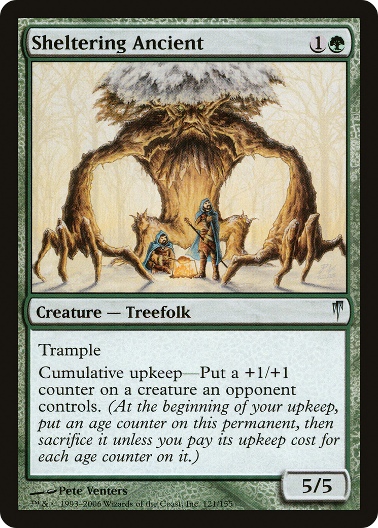Image of Sheltering Ancient (CSP-121) - Coldsnap Foil