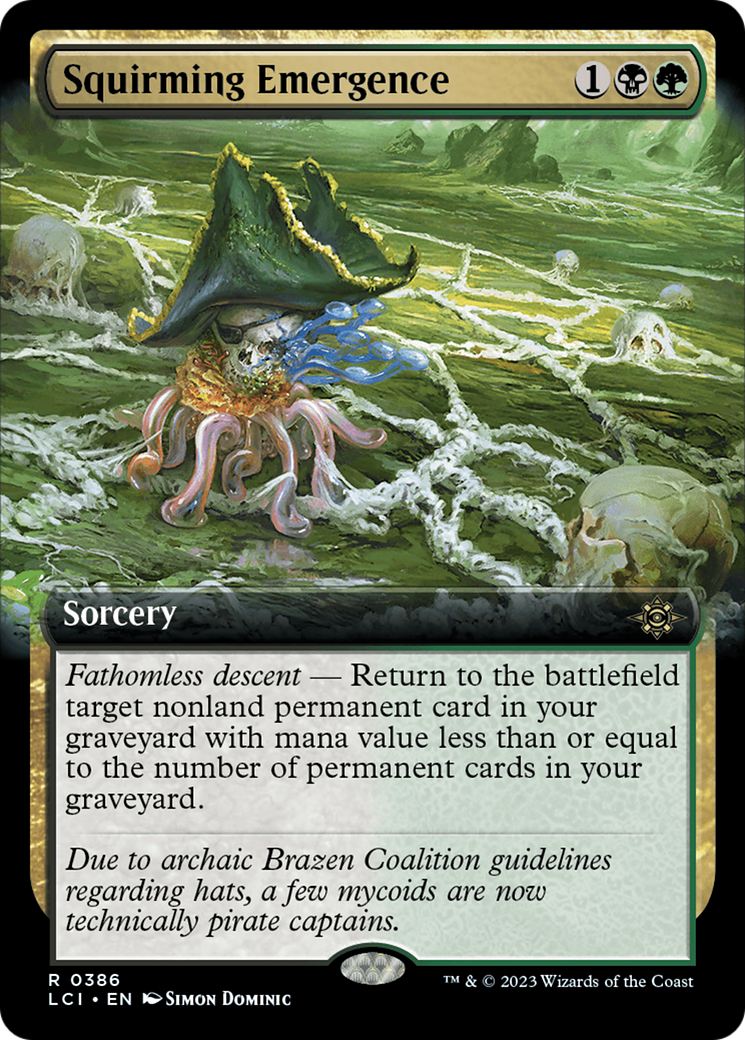 Image of Squirming Emergence (Extended Art) (LCI-386) - The Lost Caverns of Ixalan: (Extended Art) Foil