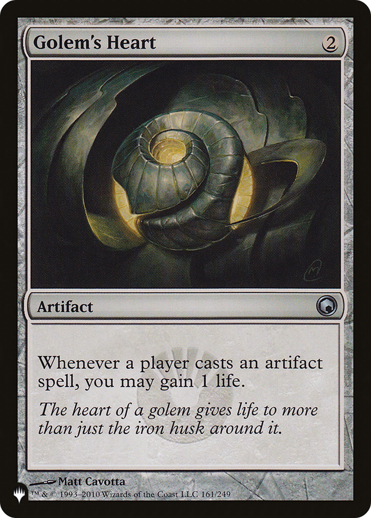 Image of Golem's Heart (LIST-SOM-161) - The List