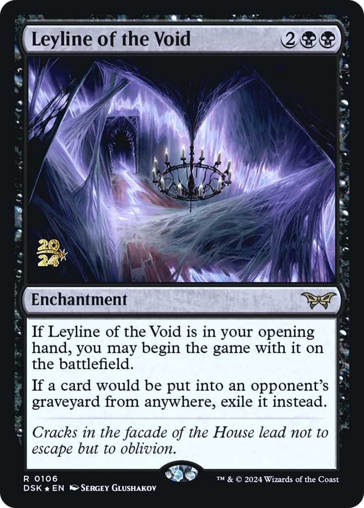 Image of Leyline of the Void (0106) (PRE-106) - Duskmourn: House of Horror Promos Foil