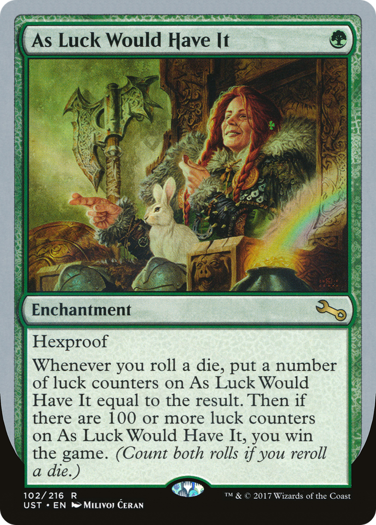 Image of As Luck Would Have It (UST-102) - Unstable Foil