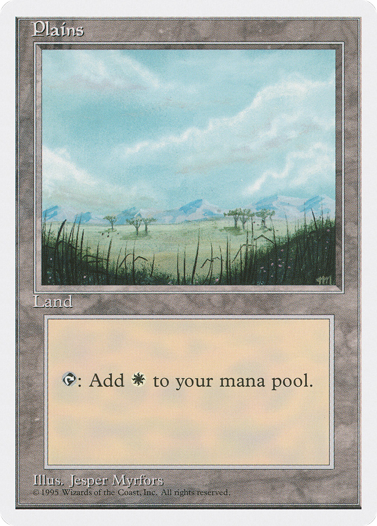 Image of Plains (B) (4ED-187) - Fourth Edition
