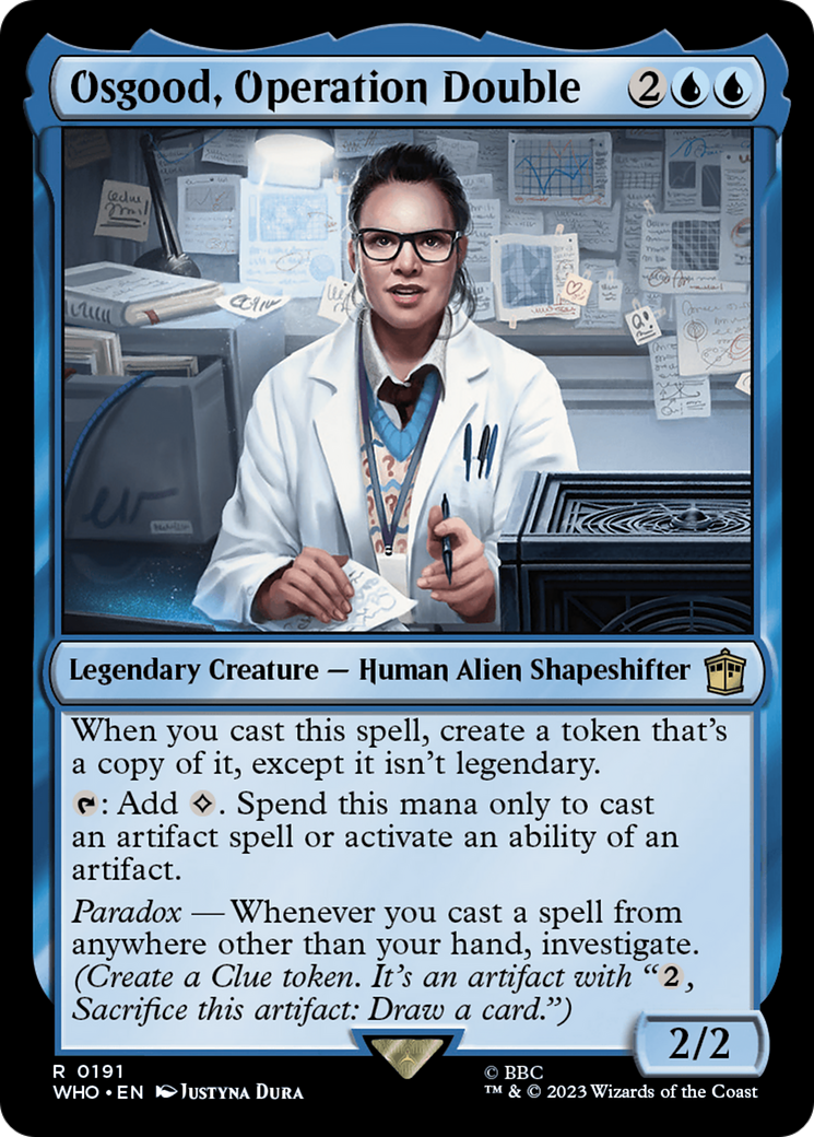 Image of Osgood, Operation Double (WHO-191) - Doctor Who Foil