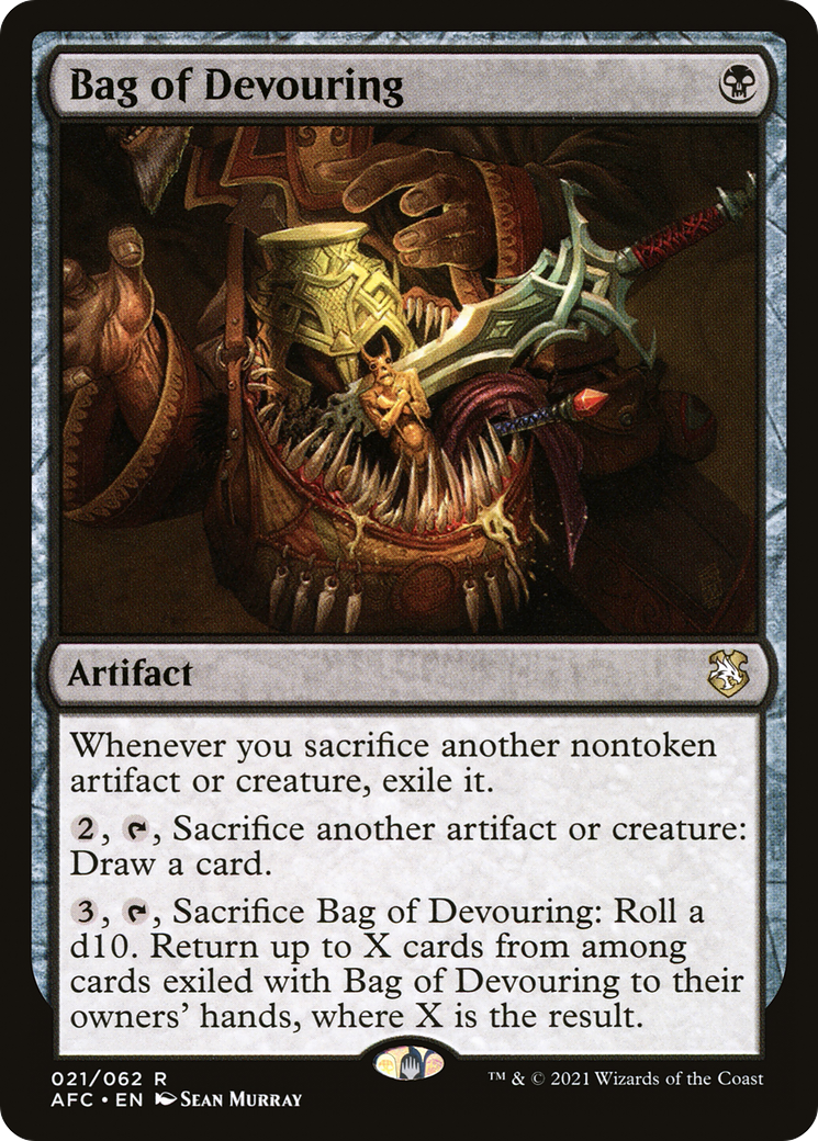 Image of Bag of Devouring (AFC-021) - Forgotten Realms Commander