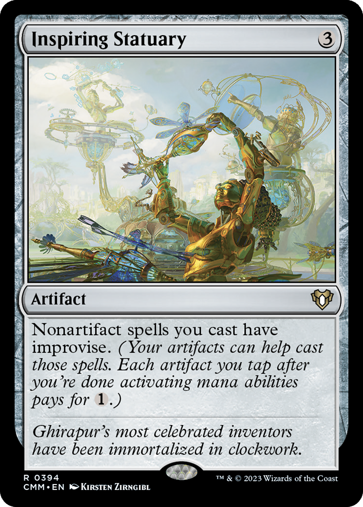 Image of Inspiring Statuary (CMM-394) - Commander Masters Foil