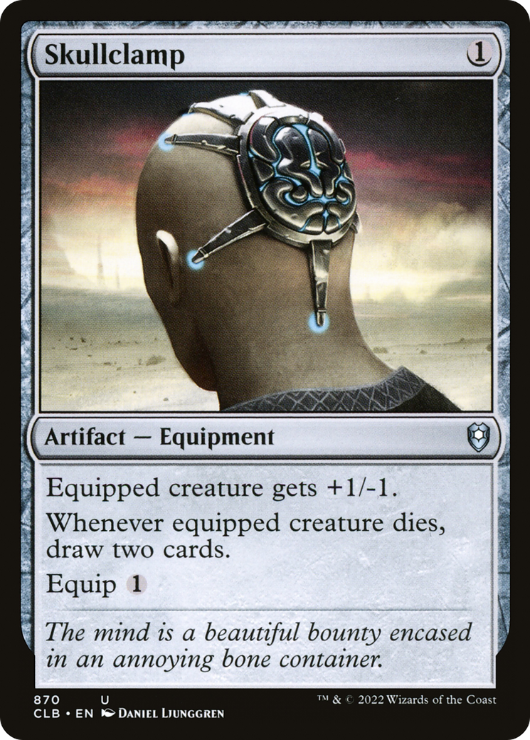 Image of Skullclamp (CLB-870) - Commander Legends: Battle for Baldur's Gate