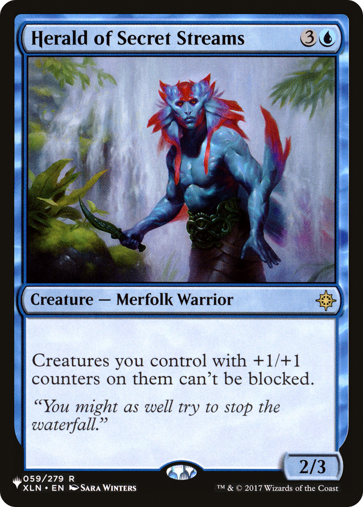 Image of Herald of Secret Streams (LIST-XLN-59) - The List