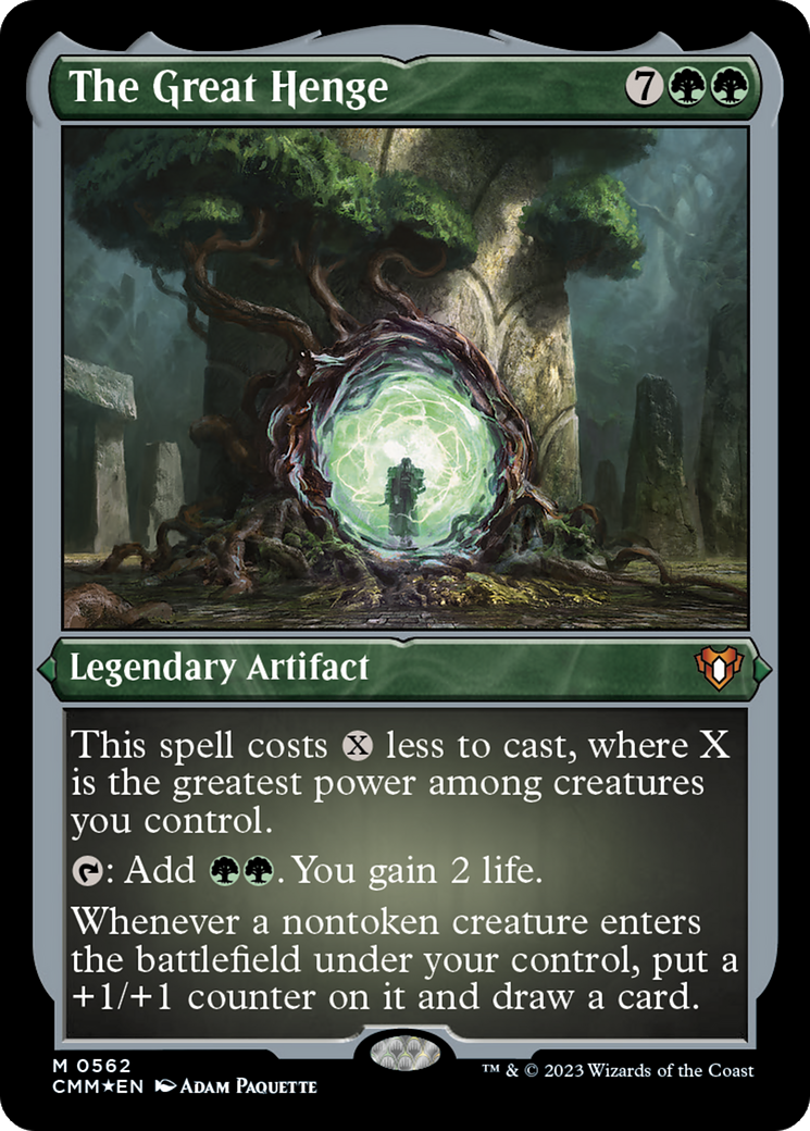 Image of The Great Henge (CMM-562) - Commander Masters Etched Foil