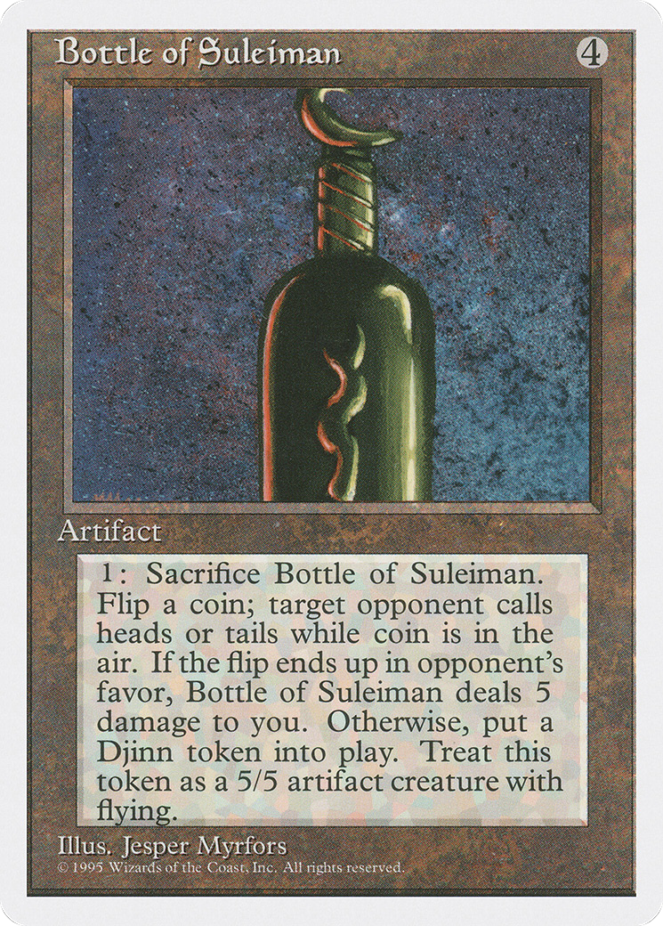 Image of Bottle of Suleiman (4ED-) - Fourth Edition